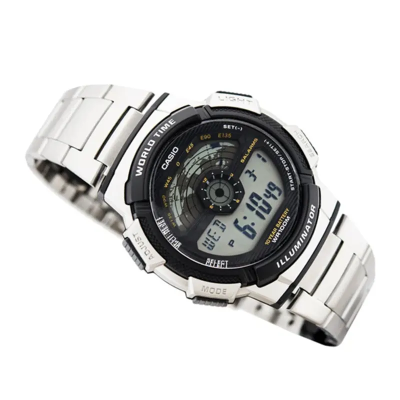 Casio Youth Digital World Time Men's Watch | AE-1100WD-1AVDF